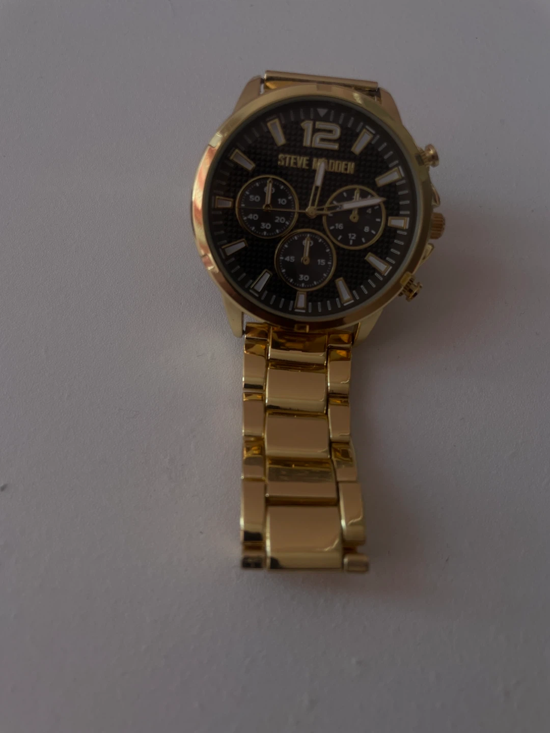 Steve Madden Gold Tone Chronograph Watch - photo 2