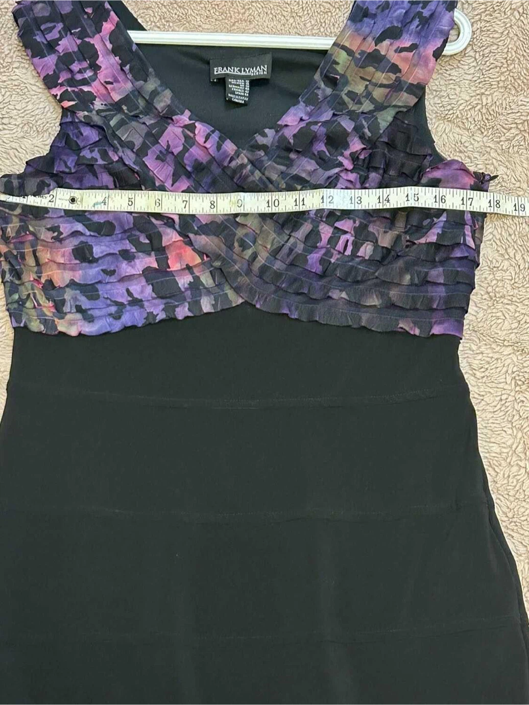 Frank Lyman Design Black & Floral Print Sheath Dress - photo 3
