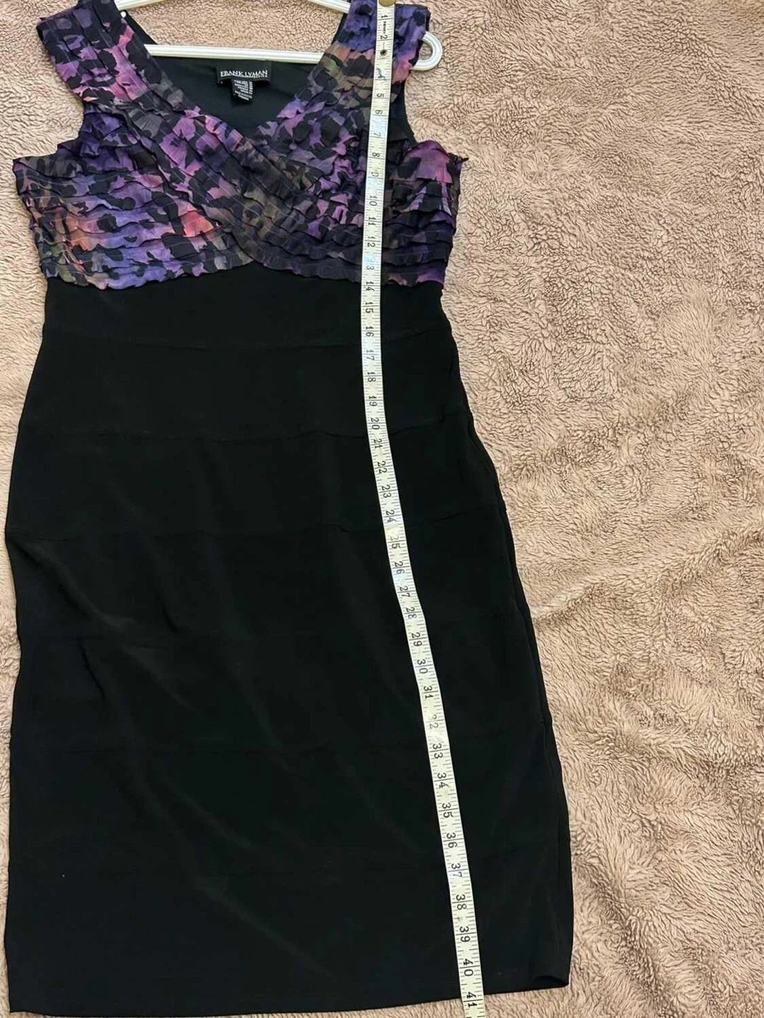 Frank Lyman Design Black & Floral Print Sheath Dress - photo 4