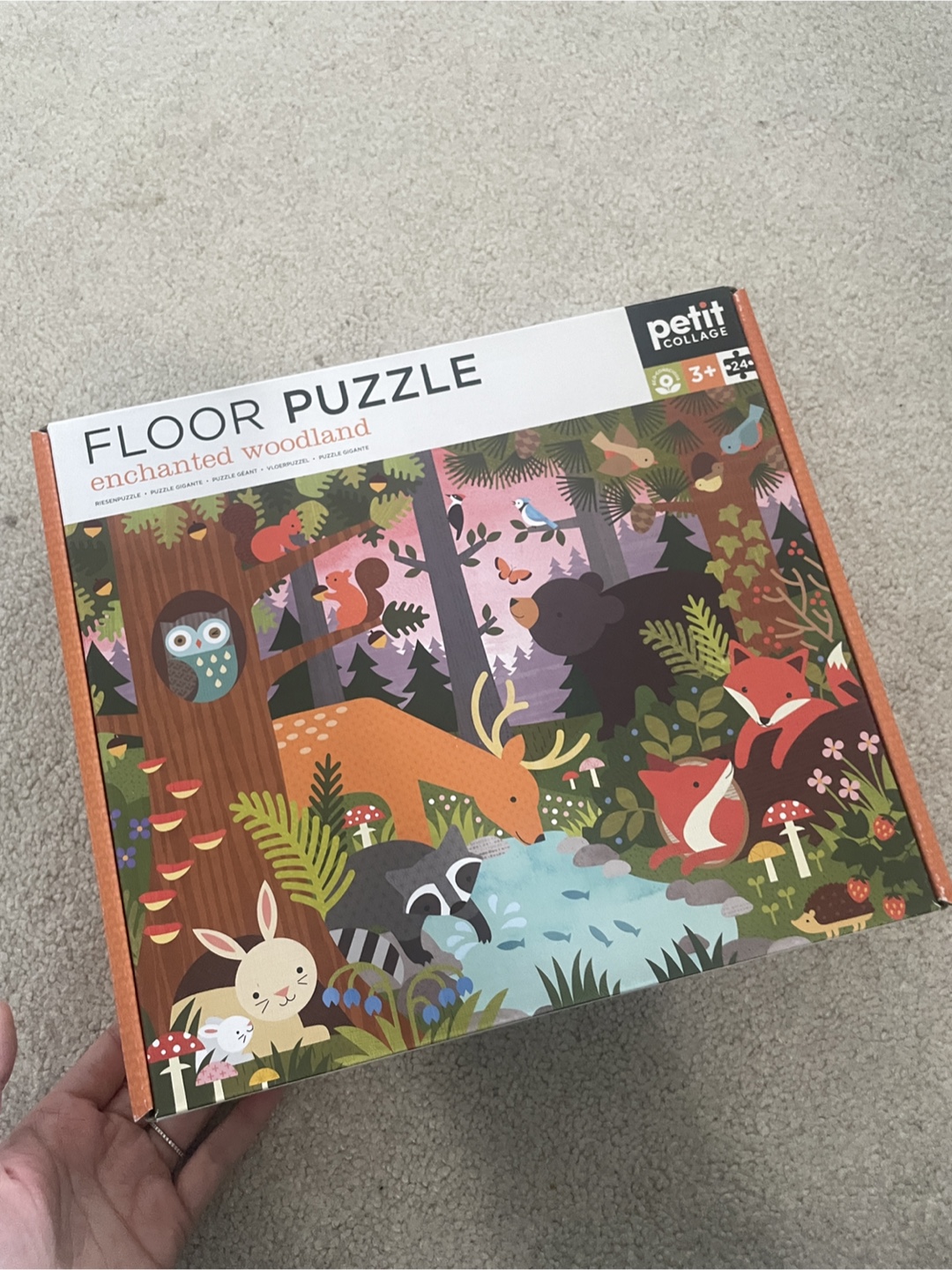 Petit Collage Enchanted Woodland Floor Puzzle 18 x 24 in - photo 3