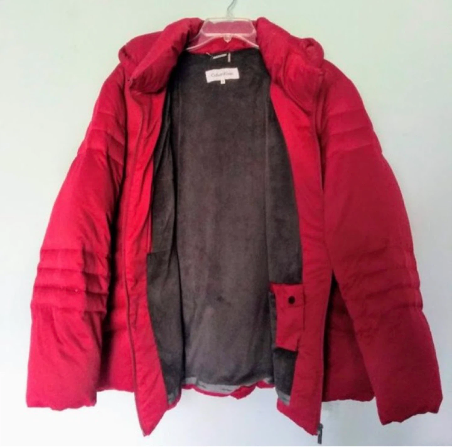 Calvin Klein Red  Puffer Jacket