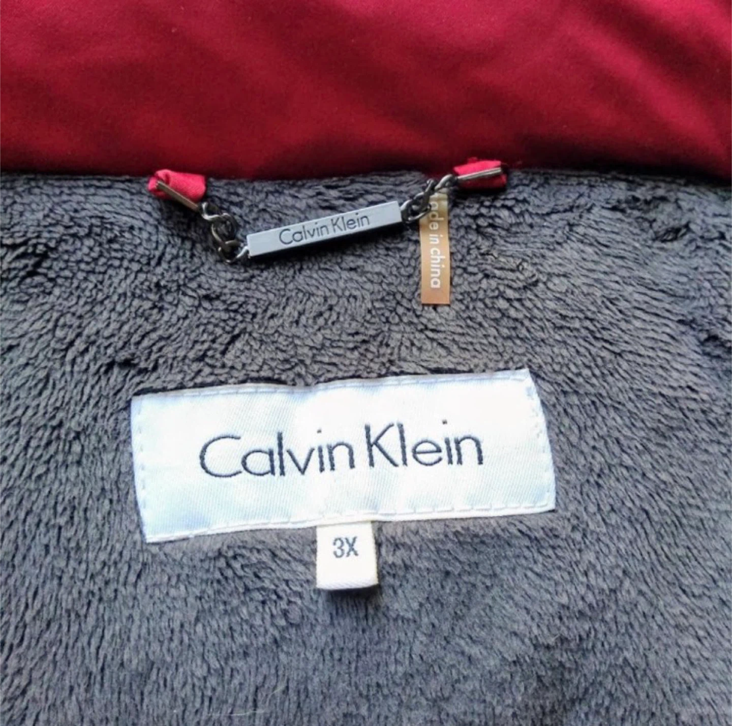Calvin Klein Red  Puffer Jacket - photo 3