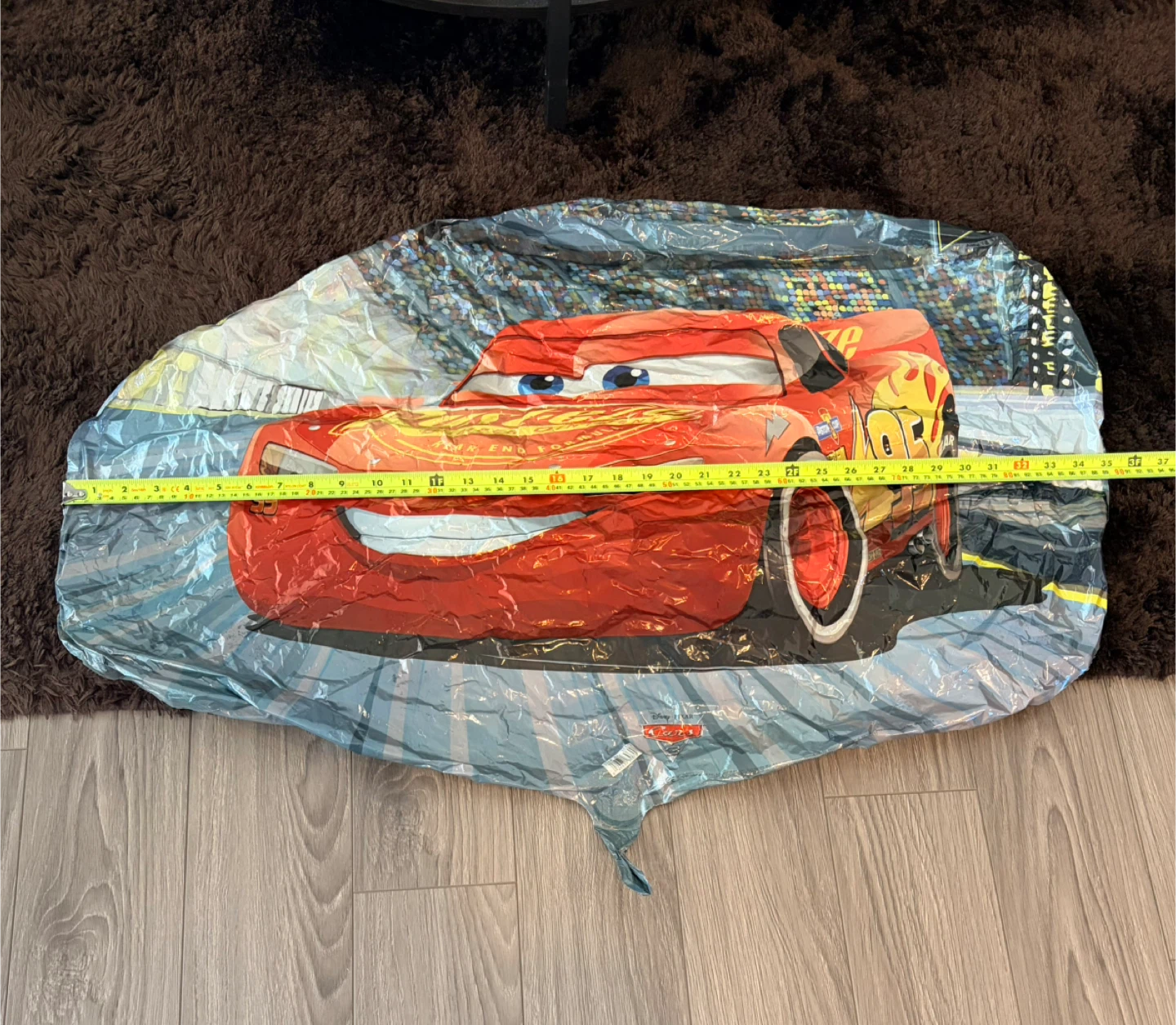 🧡Disney Pixar Cars Lightning McQueen Mylar Balloon - photo 2