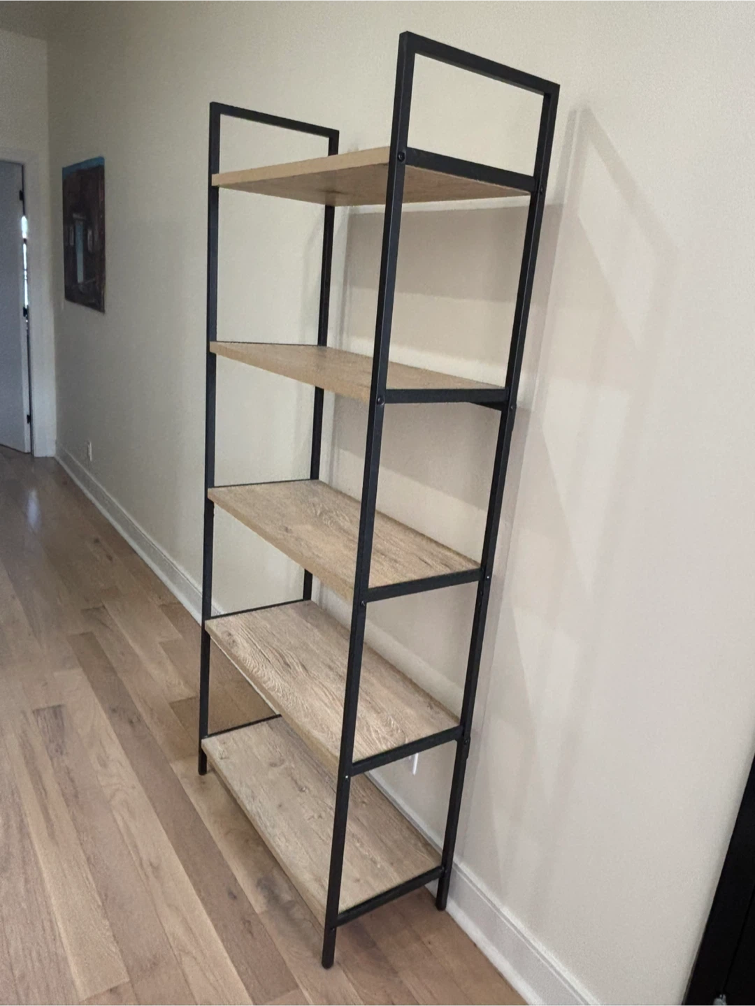 5-Shelf Metal Bookshelf - photo 2