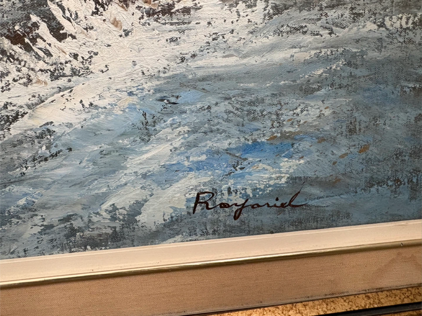 Rayford Original Winter Landscape Oil Painting - photo 2