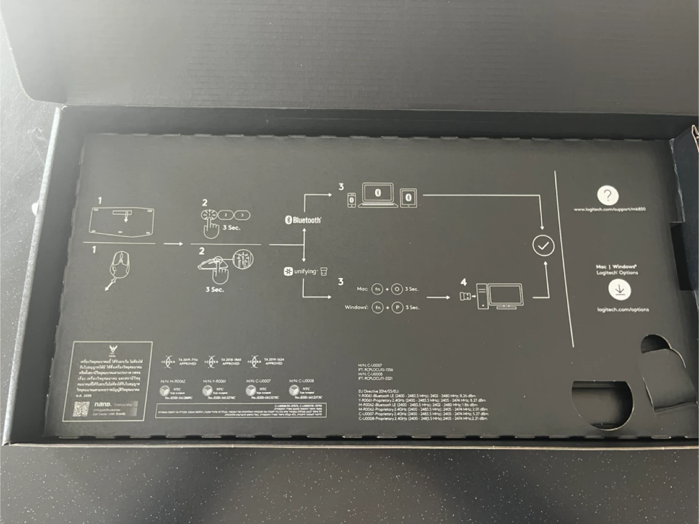 Logitech Performance MK850 Wireless Keyboard and Mouse Combo - photo 3