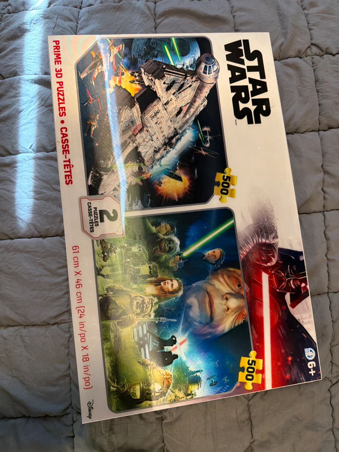 Star Wars 2-Puzzle Set (500 Pieces Each)