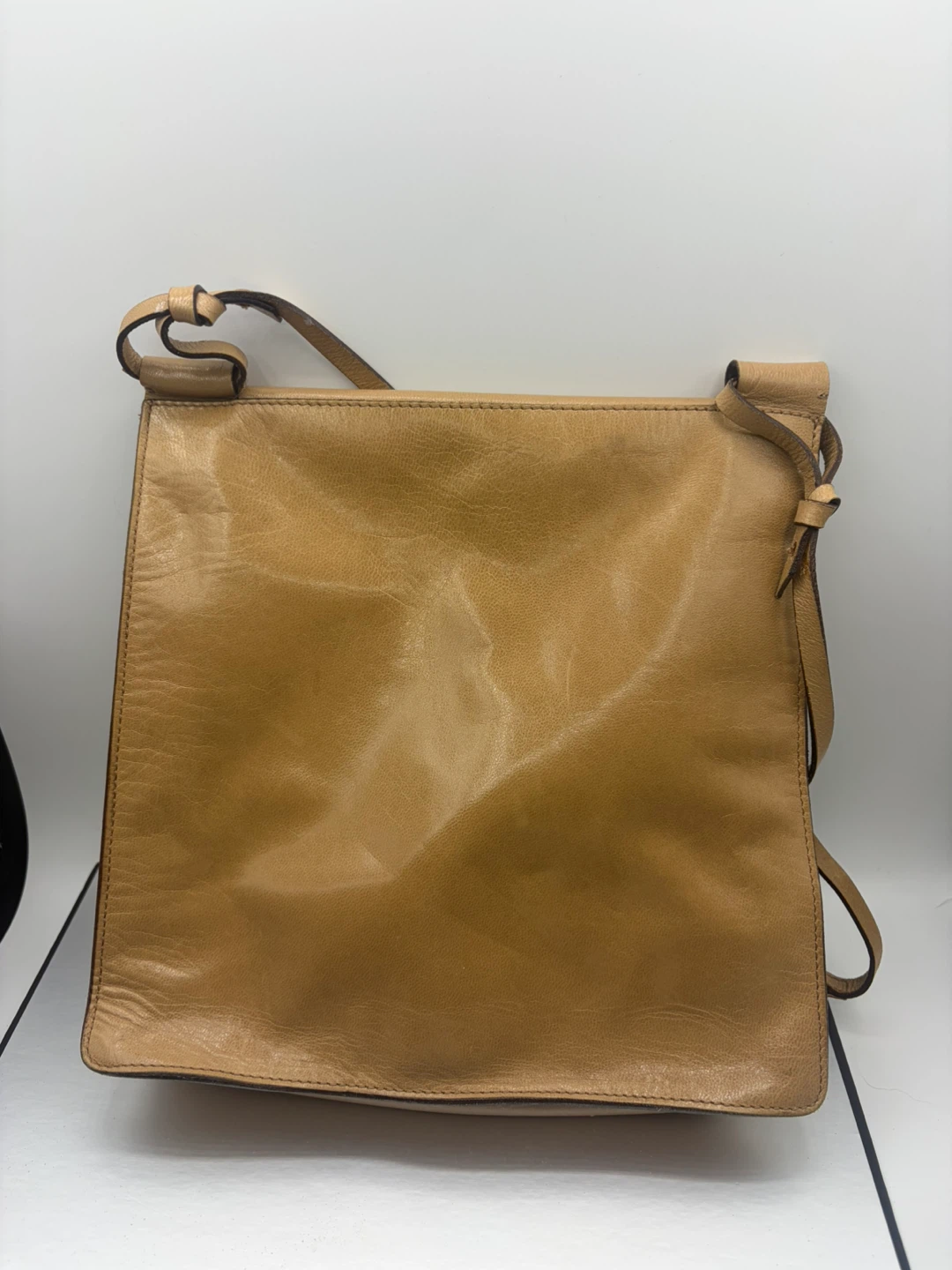 Miu Miu Leather Messenger Bag - photo 2