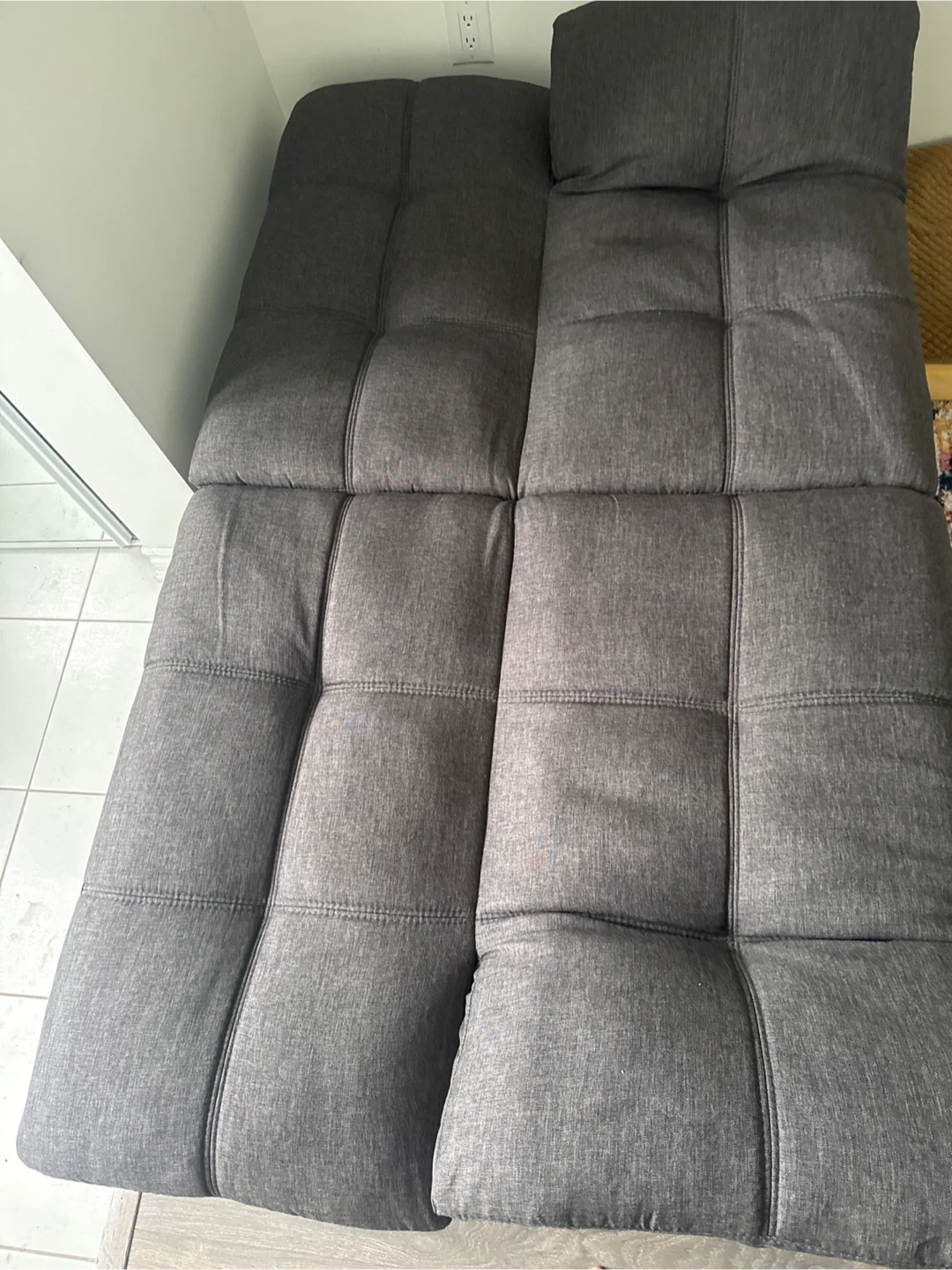 Dark Grey Sofa/Futon - photo 2