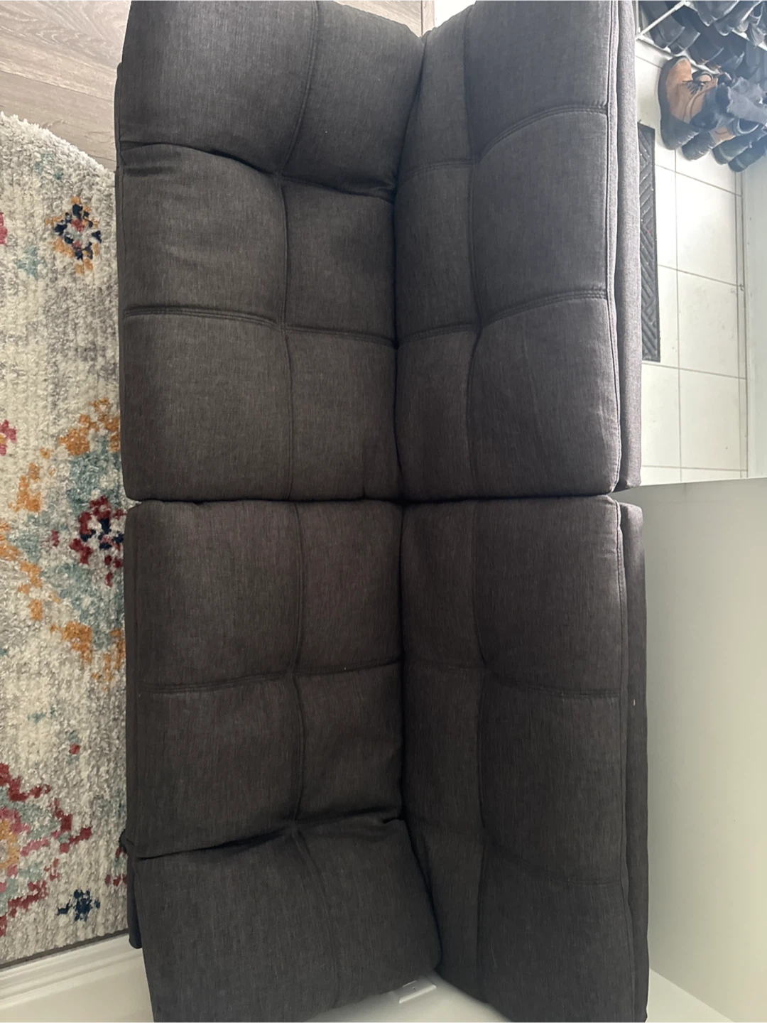 Dark Grey Sofa/Futon