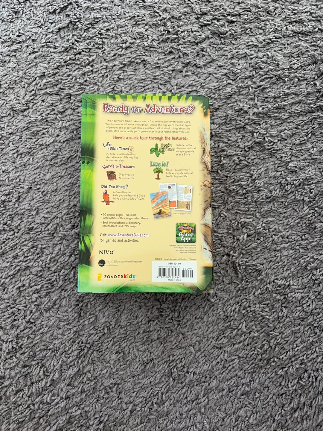 🧡New :NIV Adventure Bible - Full Color - photo 2