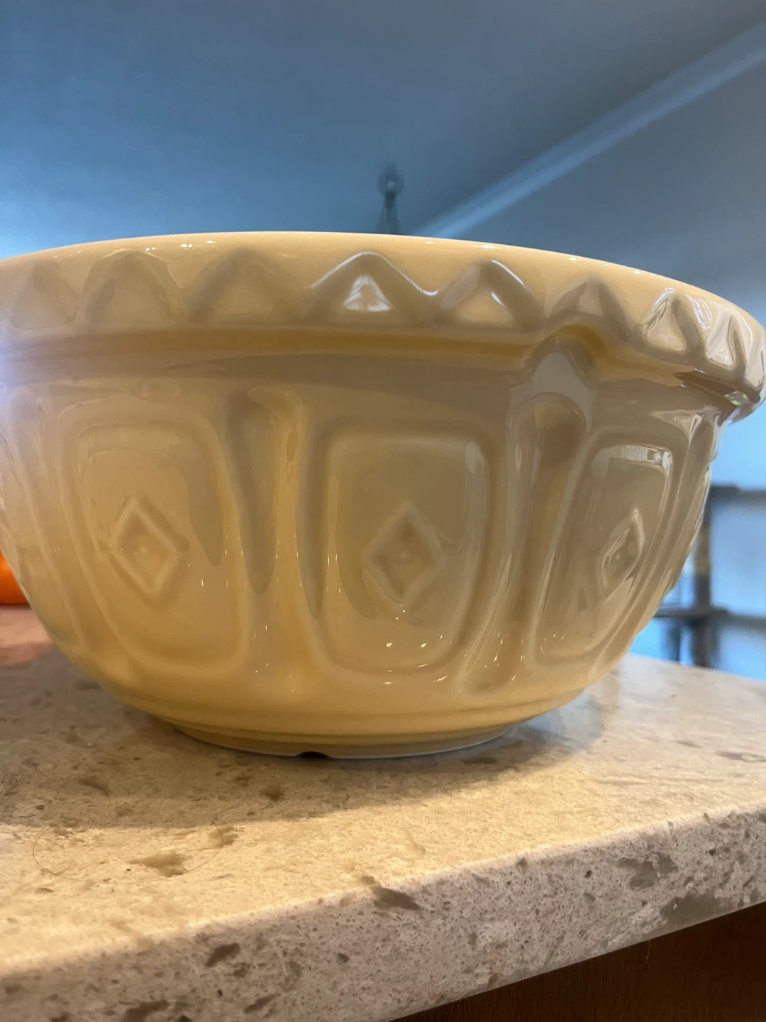 Vintage Mason Cash Mixing Bowl - Yellow - photo 2