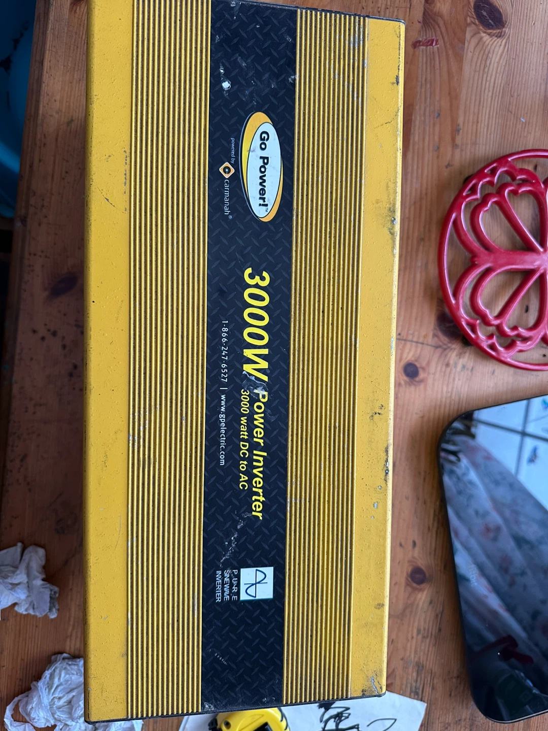 Go Power! 3000W Pure Sine Wave Power Inverter