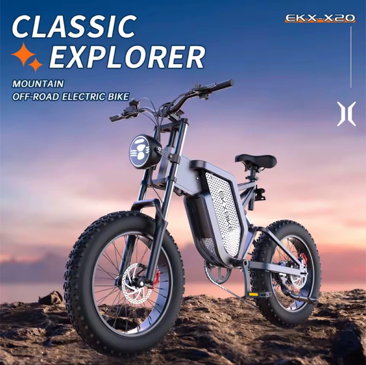 EKX-X20 Classic Explorer Mountain Off-Road Electric Bike