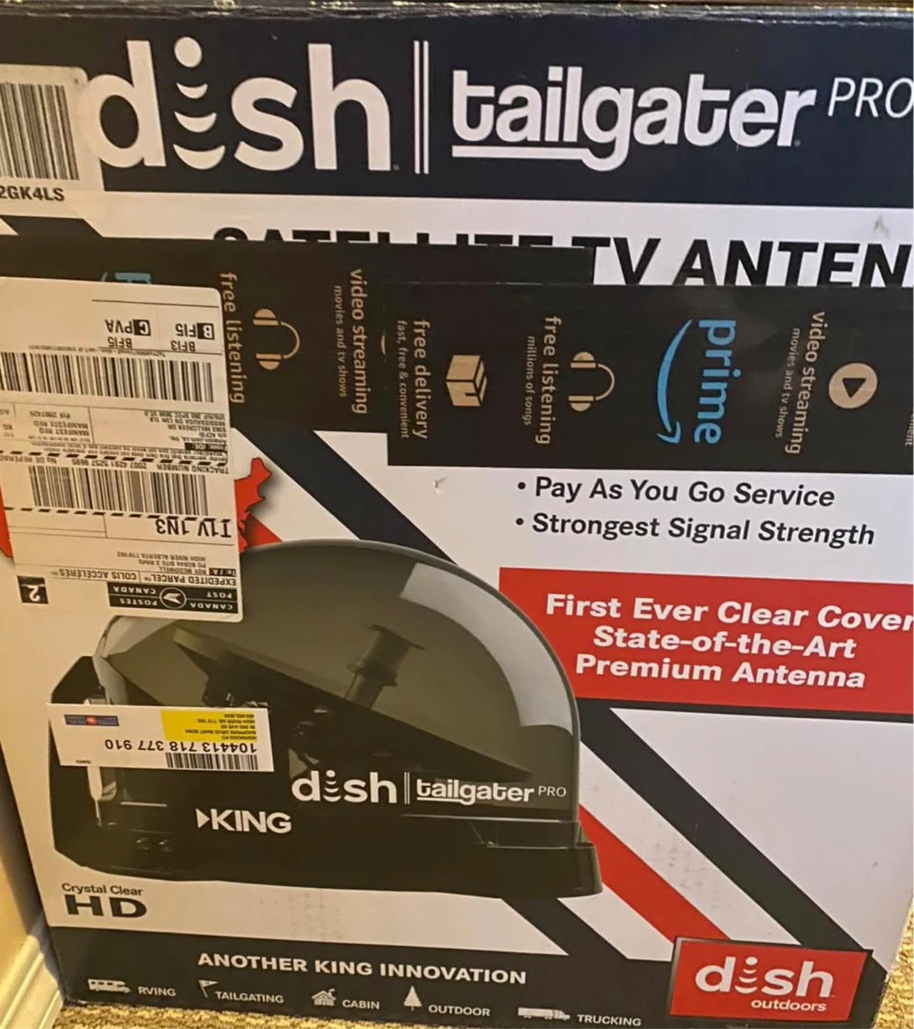 KING Dish Tailgater Pro Satellite TV Antenna