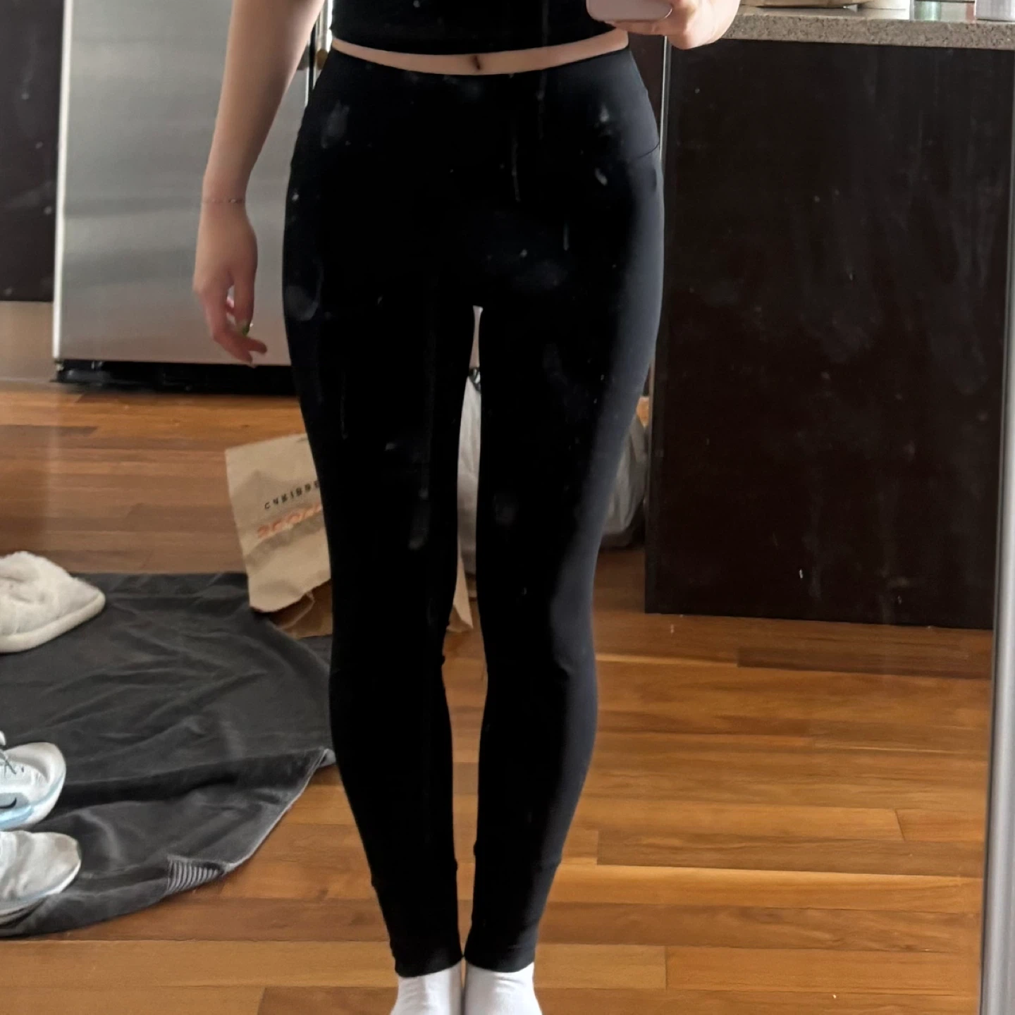 S Black High Waisted Leggings 24" 🧡 - photo 3