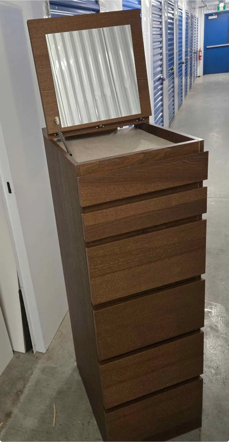 IKEA Malm: Tall 6 Drawer Dresser with Mirror - photo 3