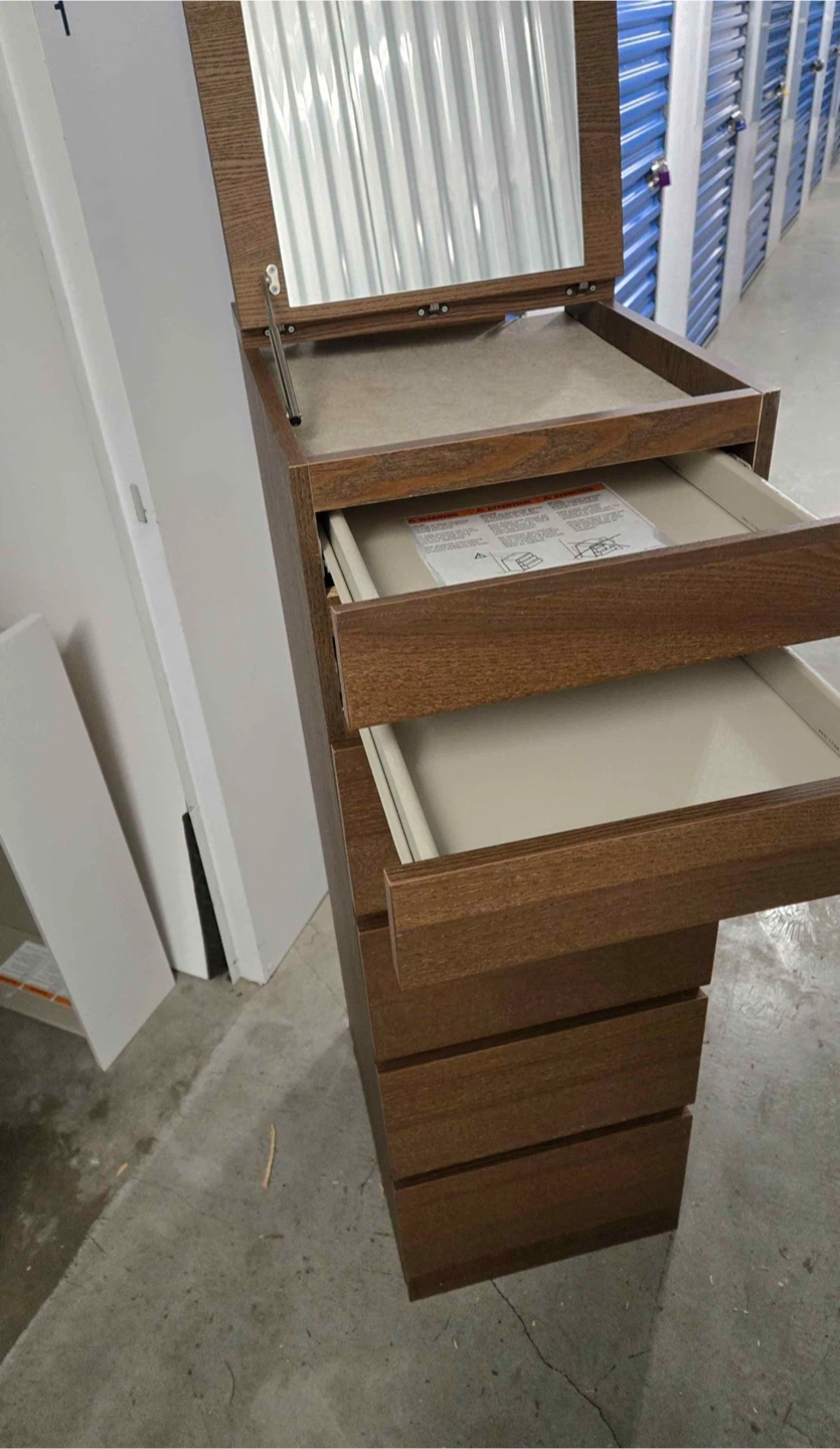 IKEA Malm: Tall 6 Drawer Dresser with Mirror - photo 4