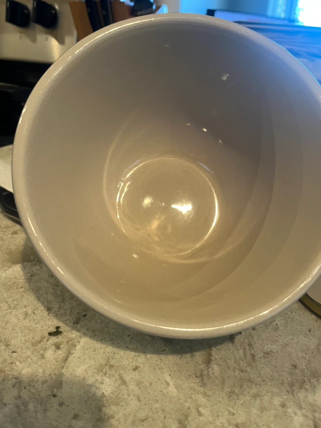 Vintage Gooseberry Patch Blue Ceramic Mixing Bowl - photo 2