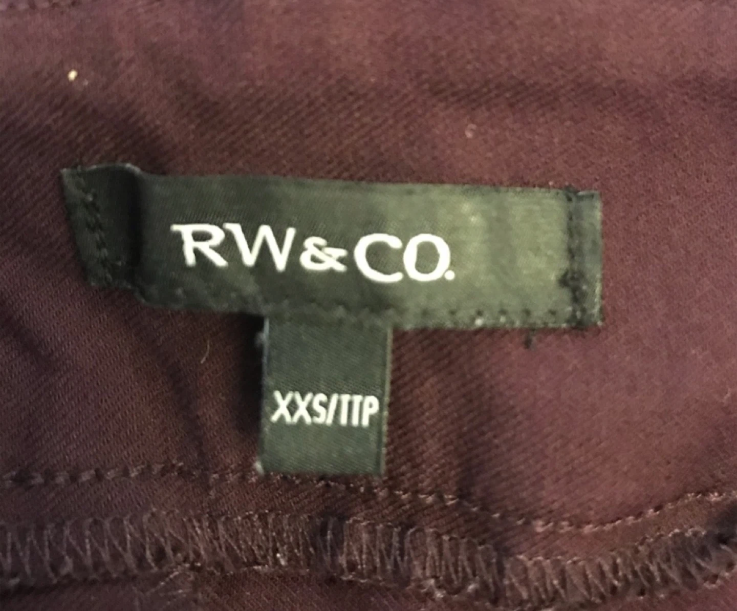 RW&CO. Maroon Dress Pants - XXS - photo 3