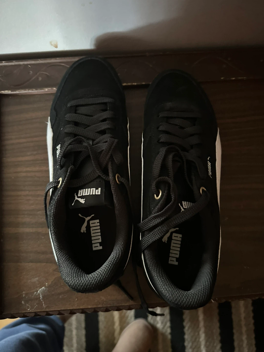 Puma Bella Donna SD Women's Black & White Shoes Size 7.5