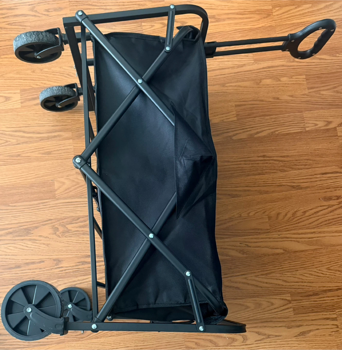 Black Folding Wagon Cart
