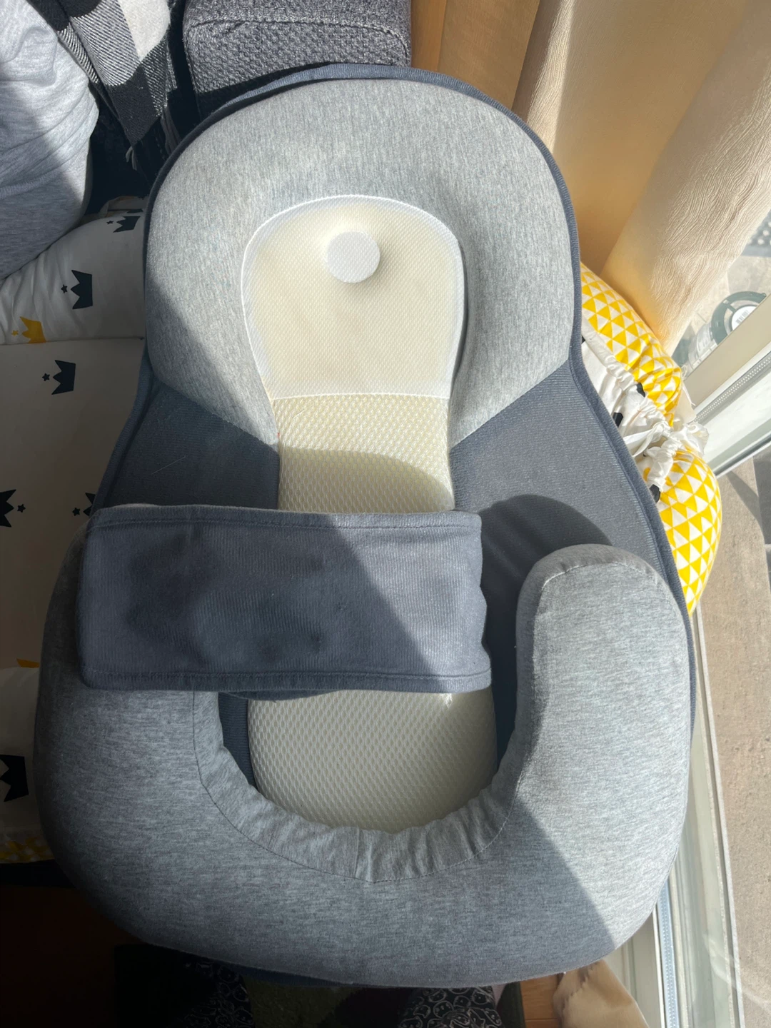 Grey Baby Lounger