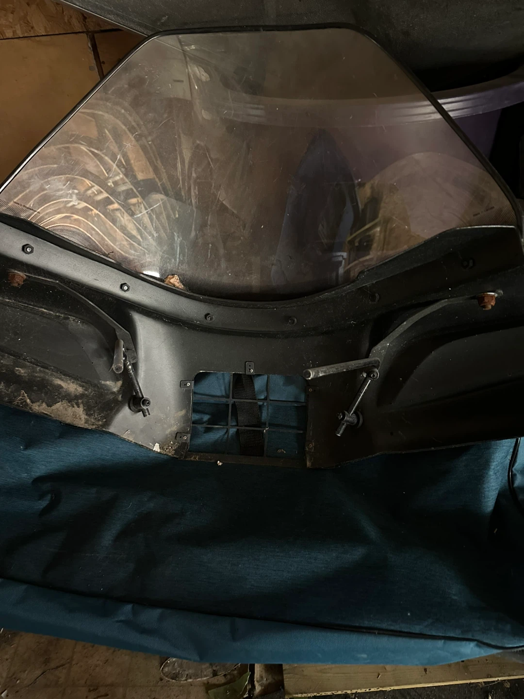 Windshield for quad with  Mirrors - photo 2