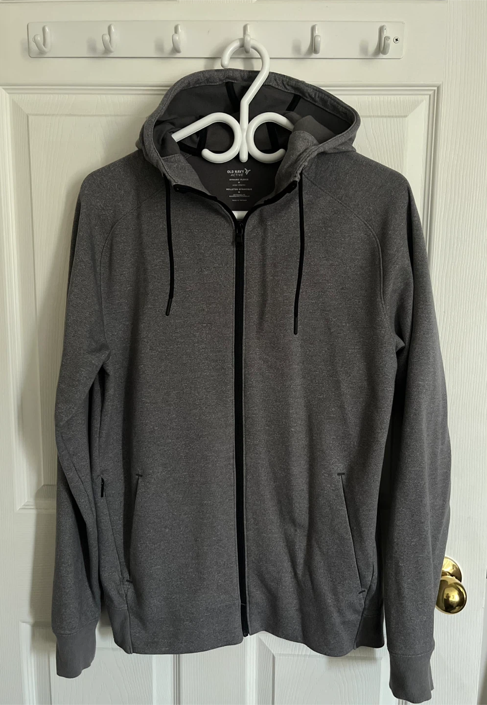 Old Navy Grey Full-Zip Hoodie