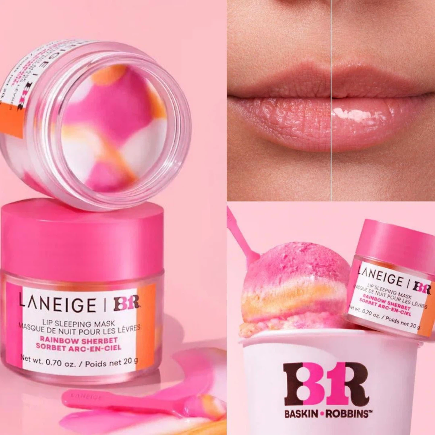 BNIB! Baskin Robbins x LANEIGE  Lip Sleeping Mask