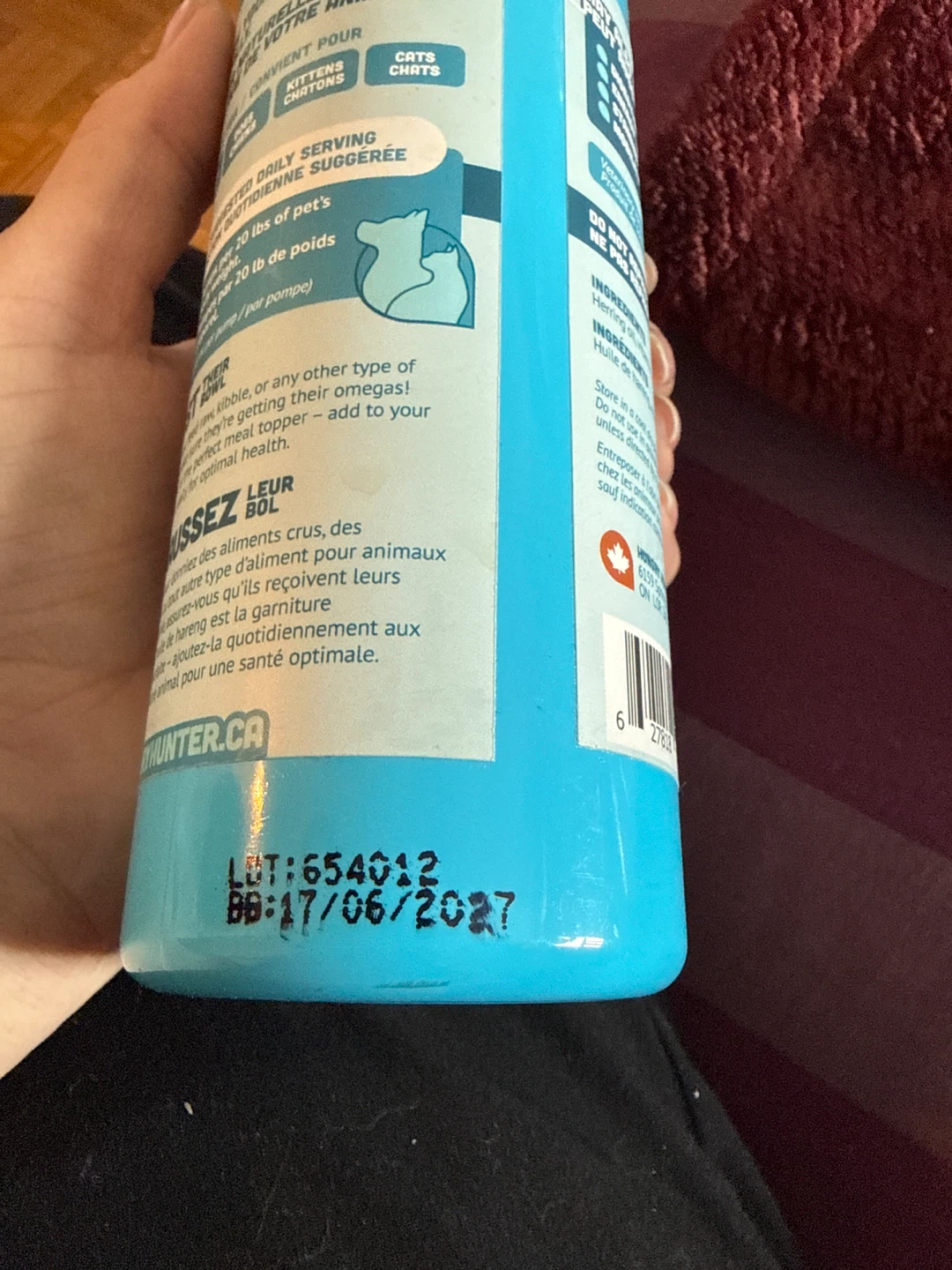Hungry Hunter Herring Oil for Dogs & Cats 500 mL - photo 2