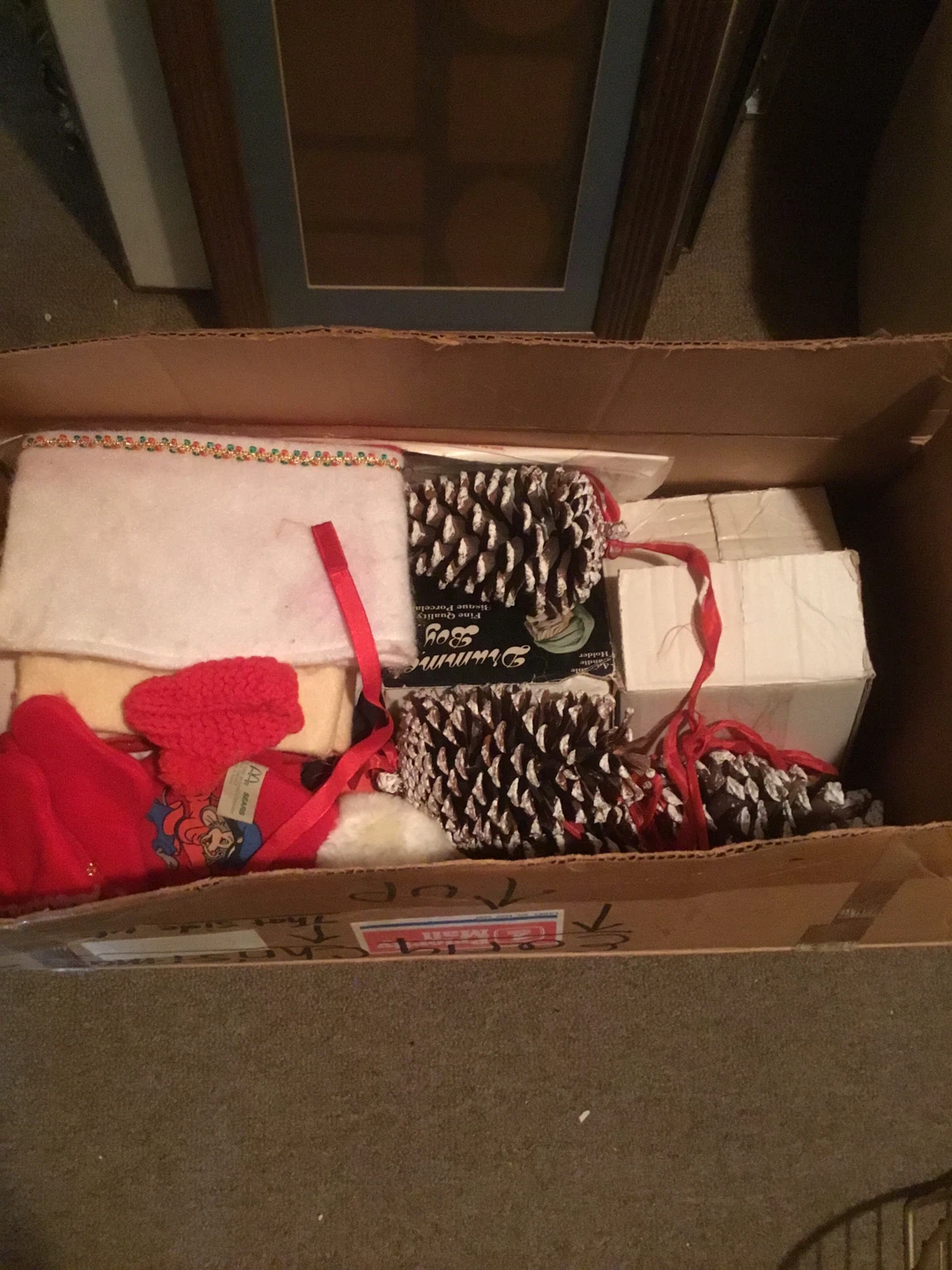 Box of Xmas decorations - Last Day Mon 3/30