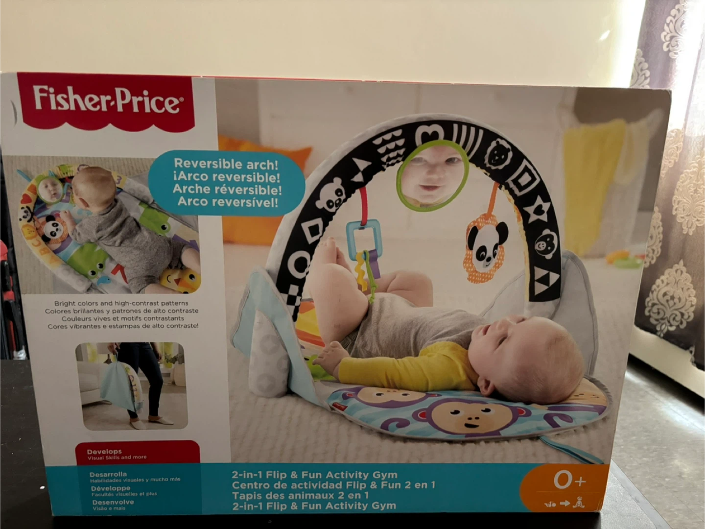 Fisher-Price 2-in-1 Flip & Fun Activity Gym