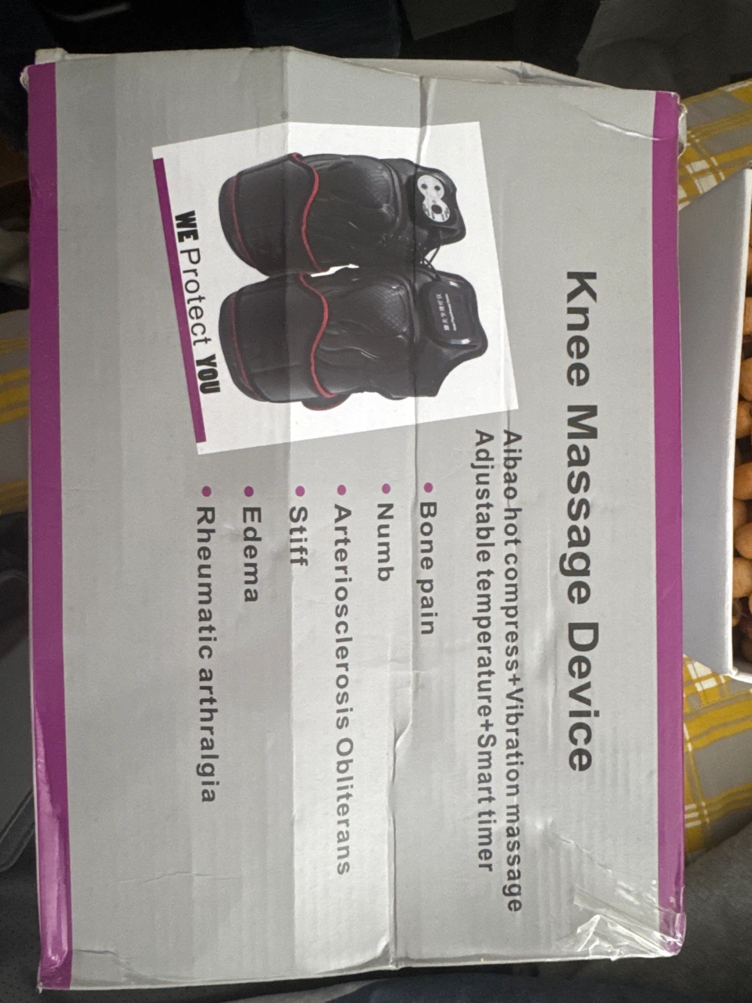 Aibao Knee Massage Device with Heat and Vibration - photo 2