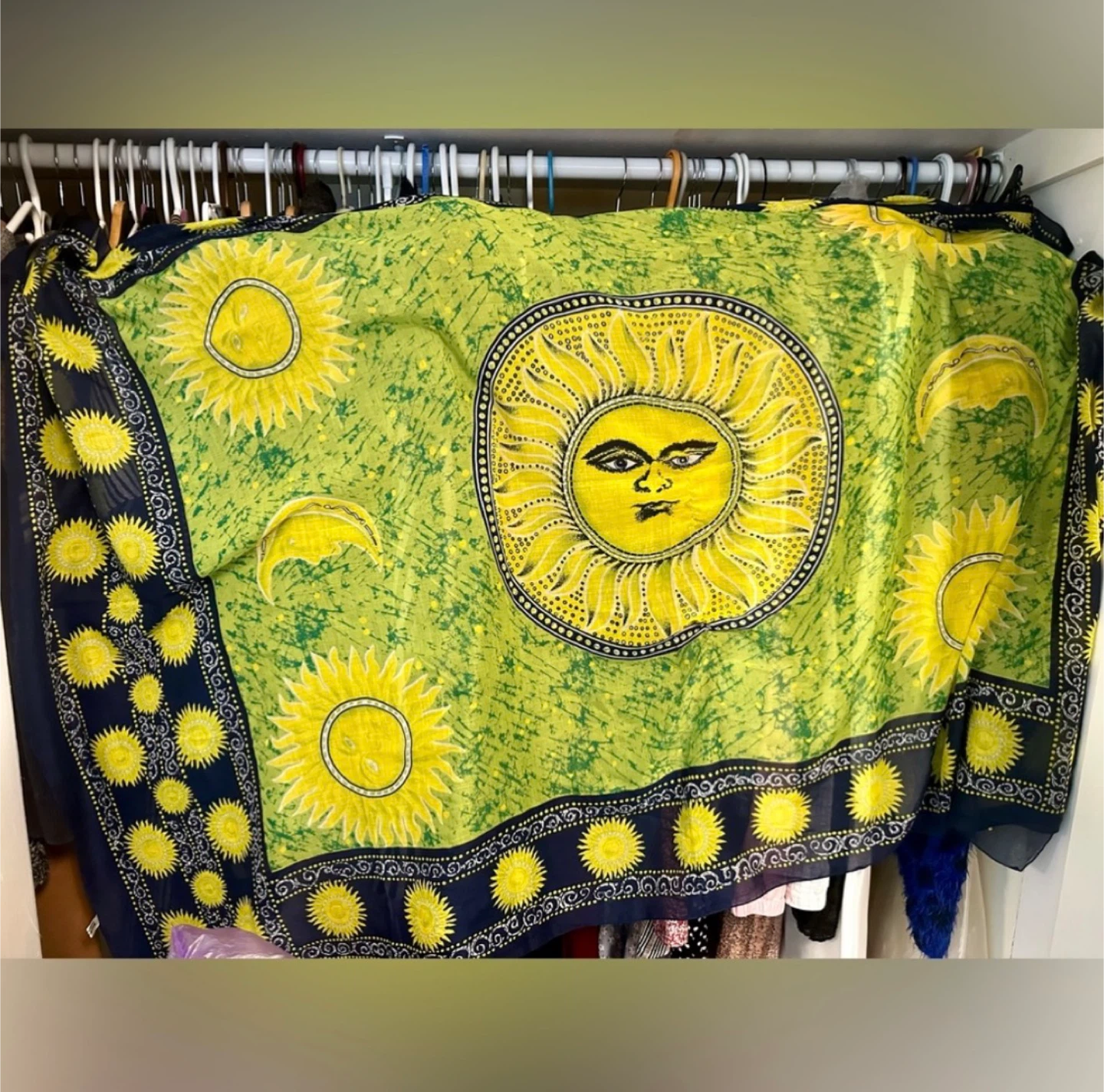 Oversized Scarf / Beachwear / Tapestry 🌞 Sun Moon - photo 2