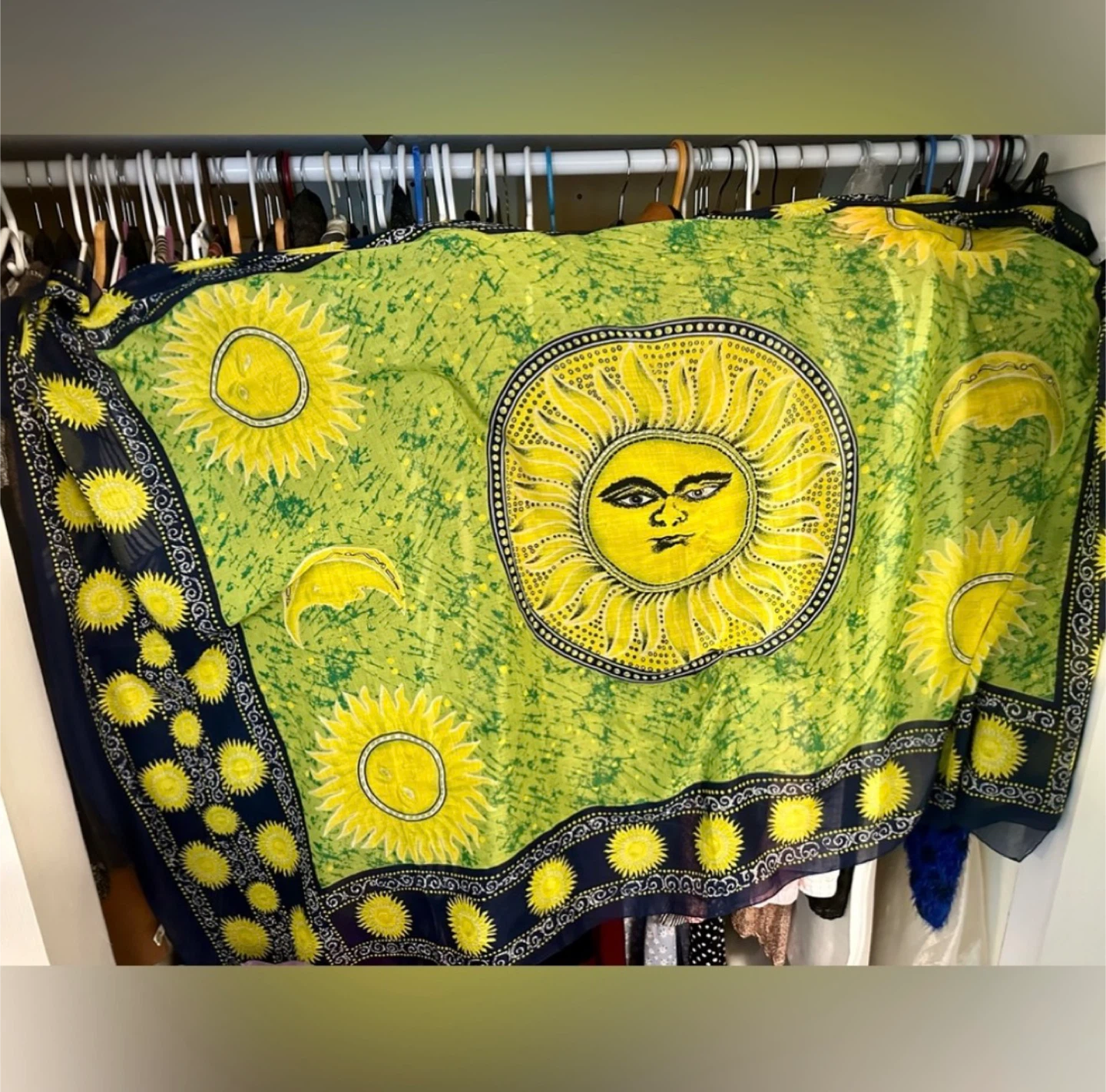 Oversized Scarf / Beachwear / Tapestry 🌞 Sun Moon - photo 5