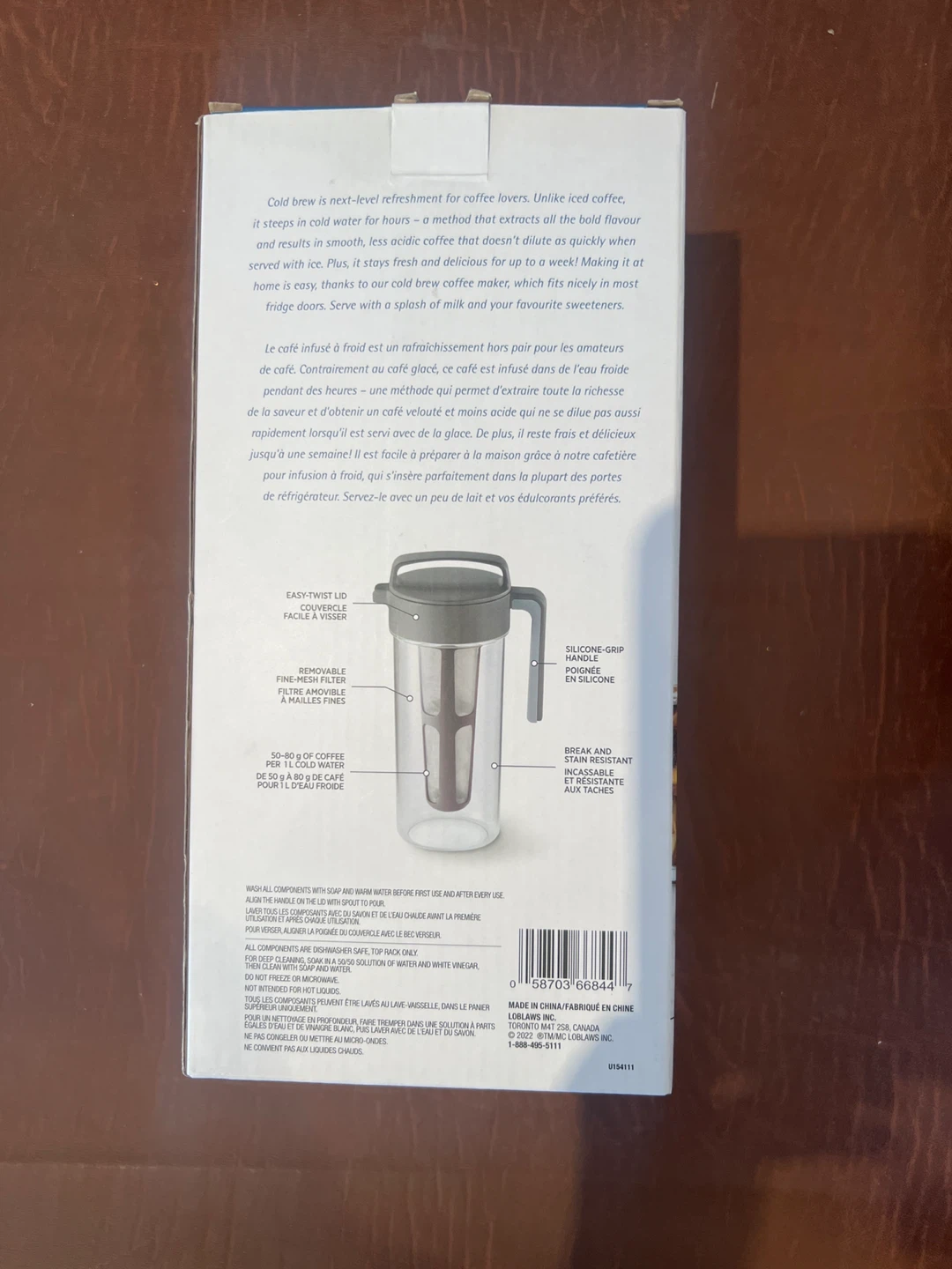 President's Choice Cold Brew Coffee Maker - 1L - photo 2
