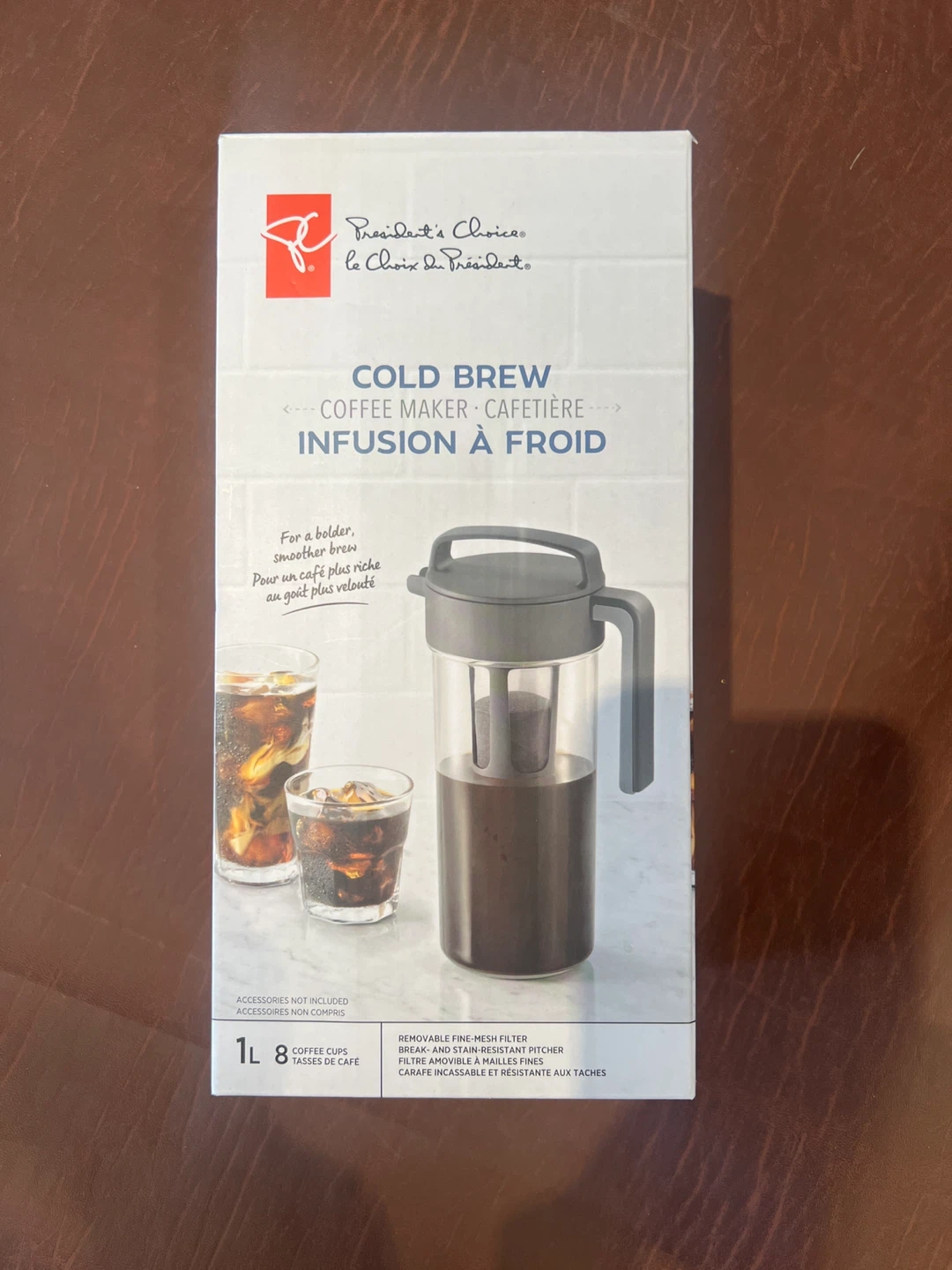 President's Choice Cold Brew Coffee Maker - 1L