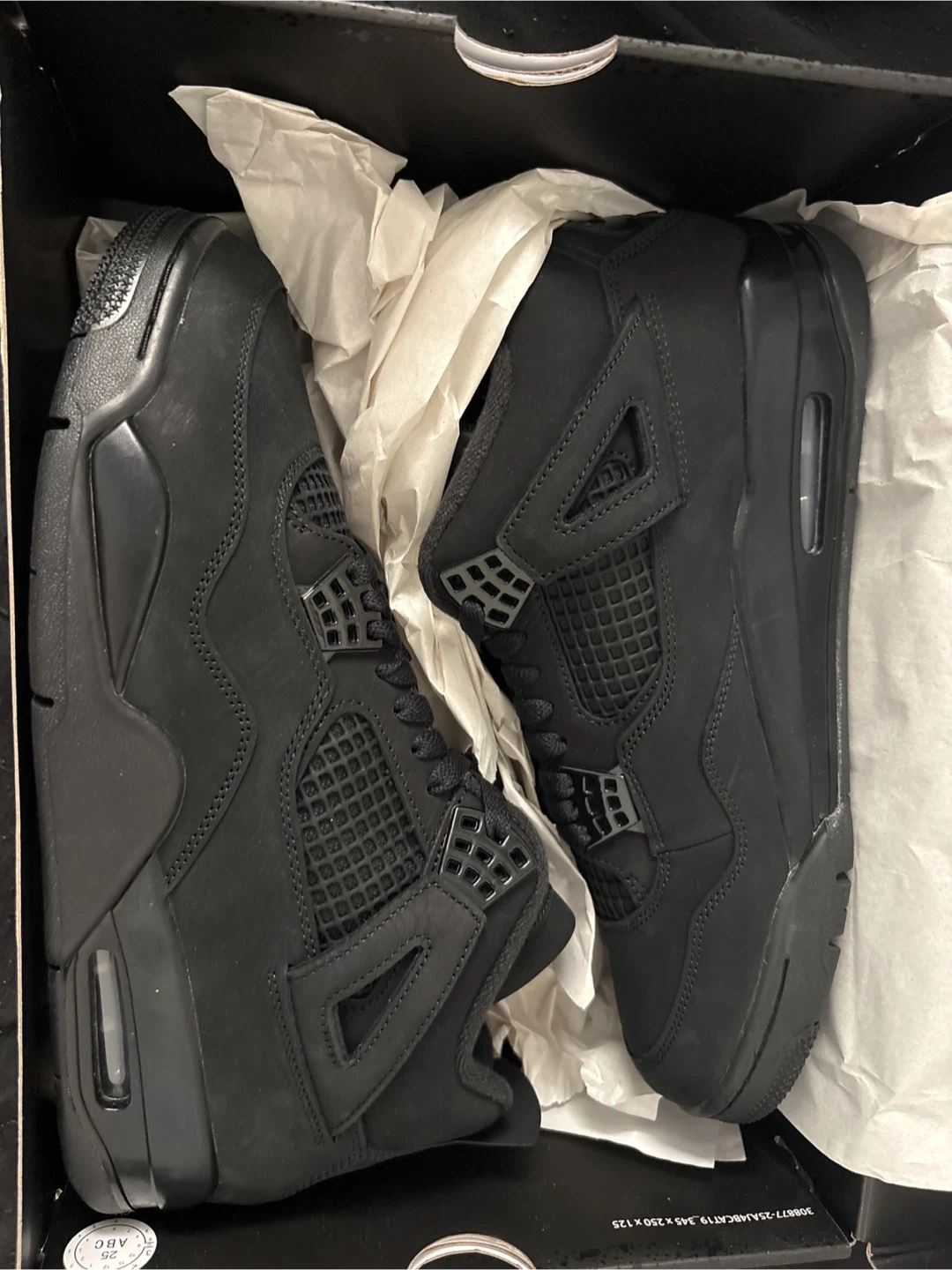 Air Jordan 4 Retro Black Cat Sneakers - photo 3