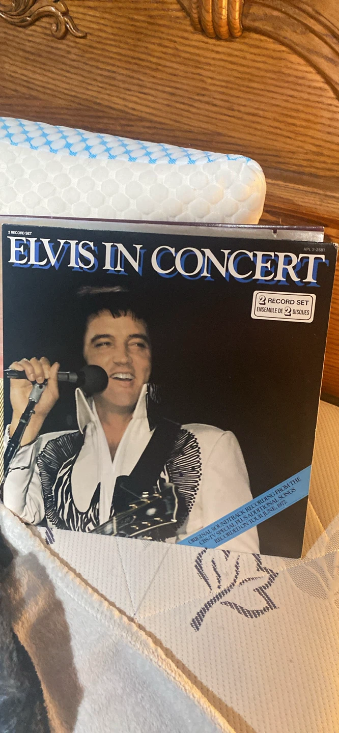 Elvis In Concert 2 Record Set Vinyl