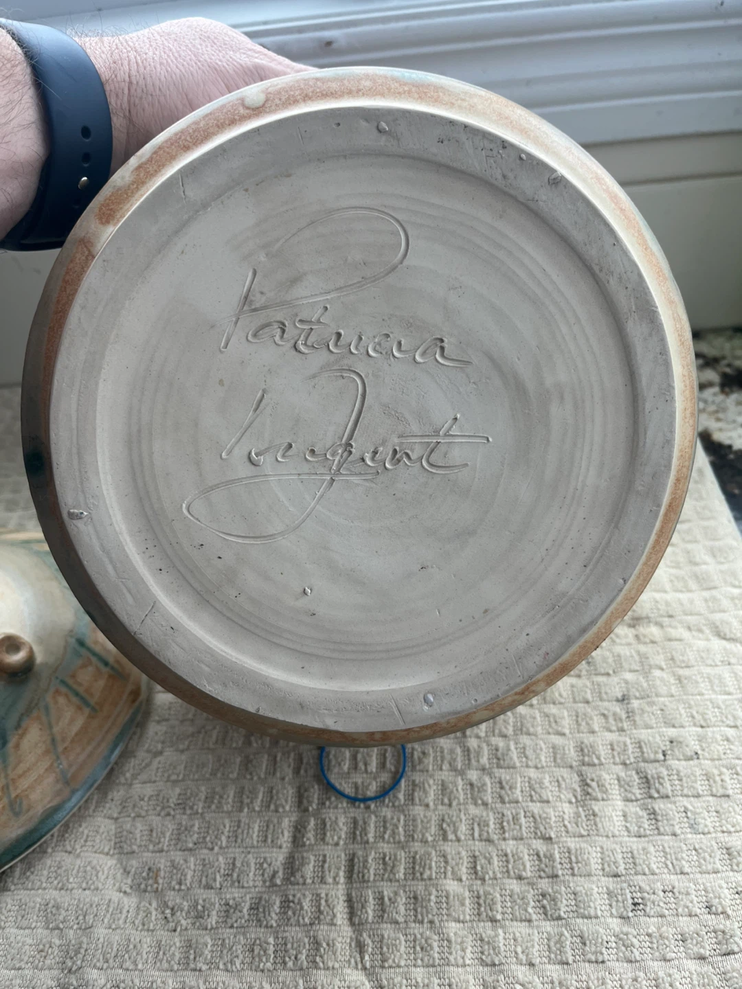 Pottery Baking Casserole Pot made by Patricia Nugent. - photo 5