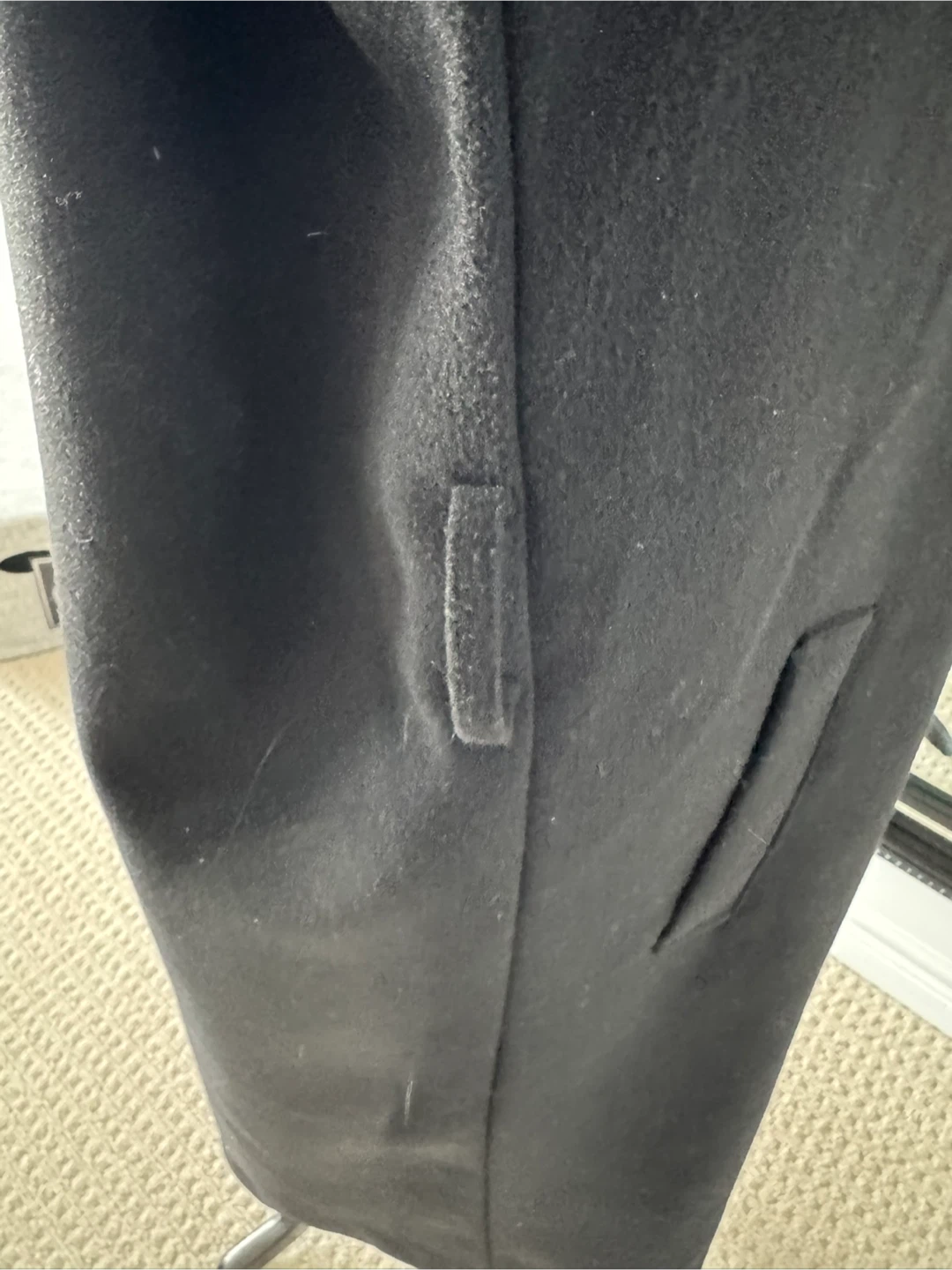 zara Black Coat small vguc - photo 4