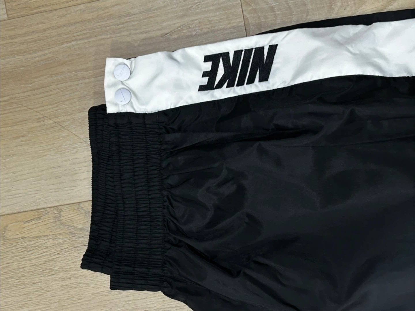 Nike vintage 90s Black & White Track Pants - photo 5