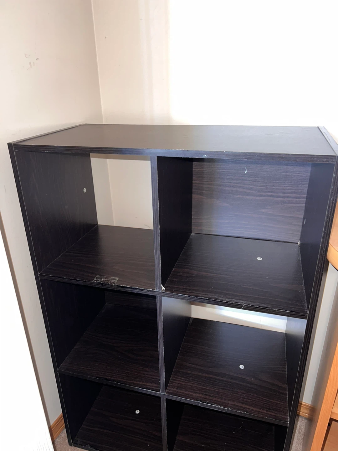 Dark Brown 6-Cube Storage Unit - photo 3