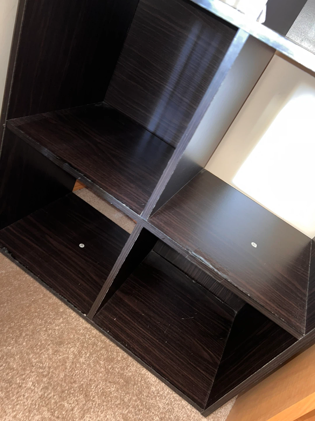 Dark Brown 6-Cube Storage Unit - photo 4
