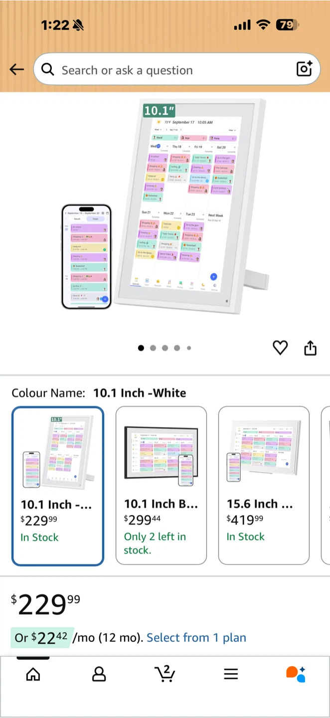 Dragon Touch 10.1 Inch White WiFi Digital Calendar - photo 5