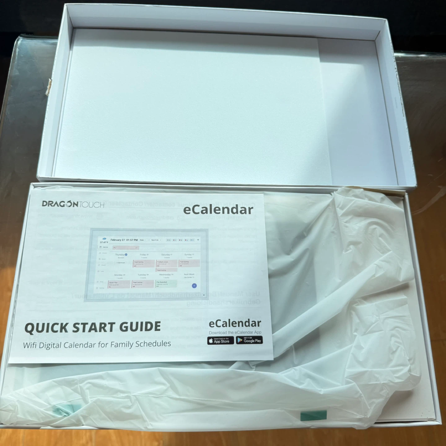 Dragon Touch 10.1 Inch White WiFi Digital Calendar - photo 3