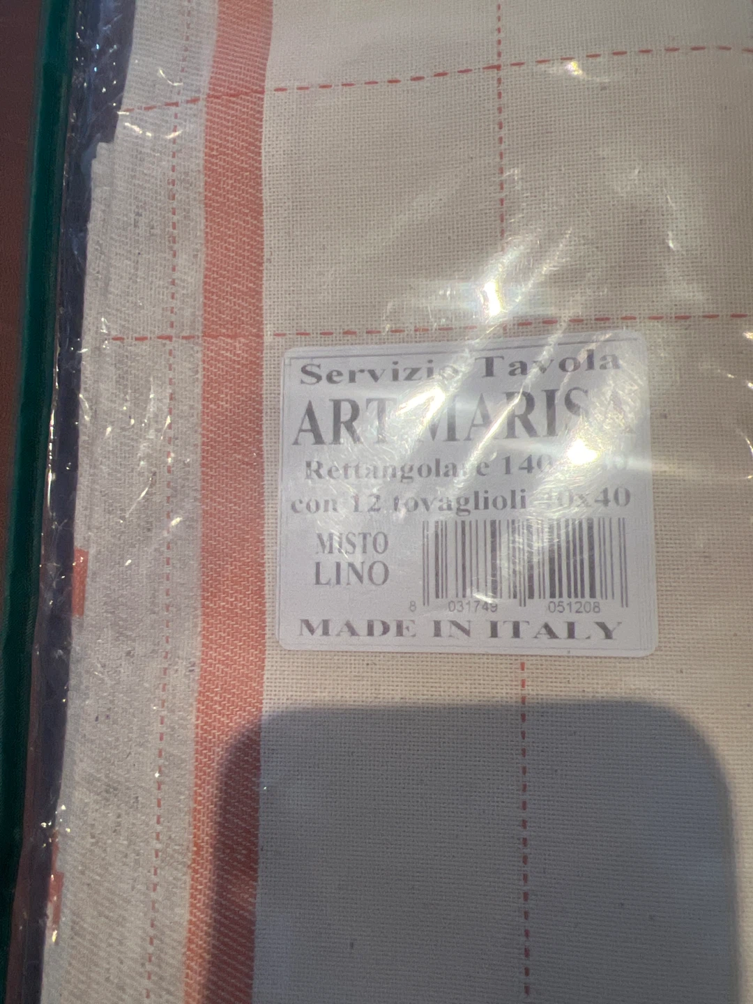 NEW Linen tablecloth set from Italy - photo 2