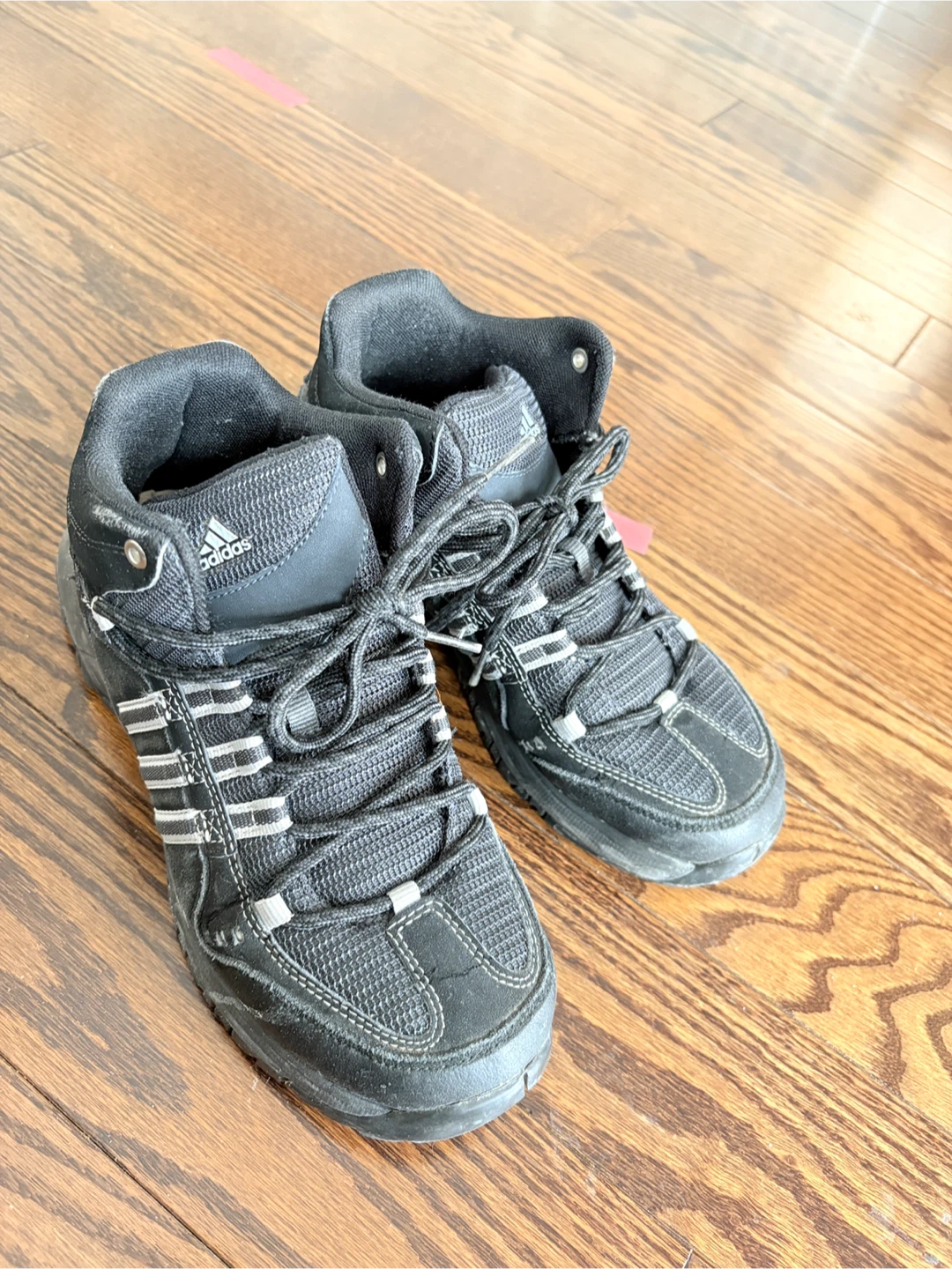 🧡 Adidas Black Hiking Boots