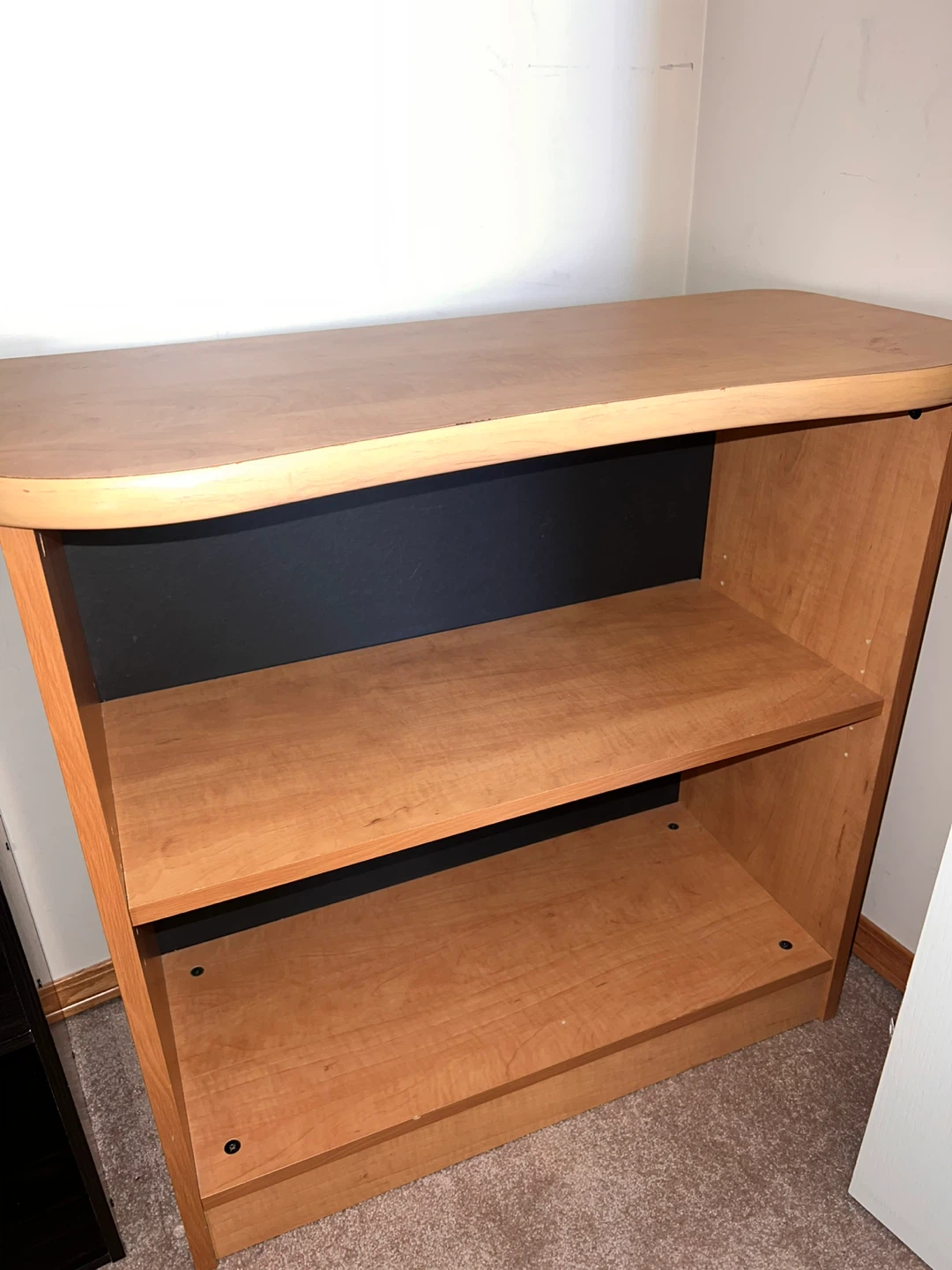 Light Wood 2-Shelf Bookcase - photo 2